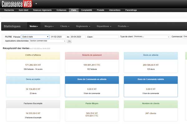 ConsonanceWeb - Logiciel de gestion commerciale