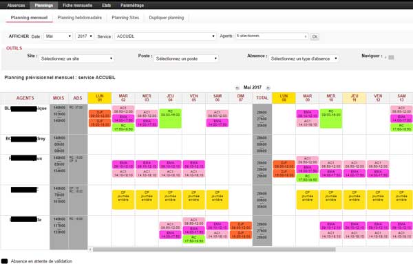 ConsonanceWeb - Logiciel de gestion du temps